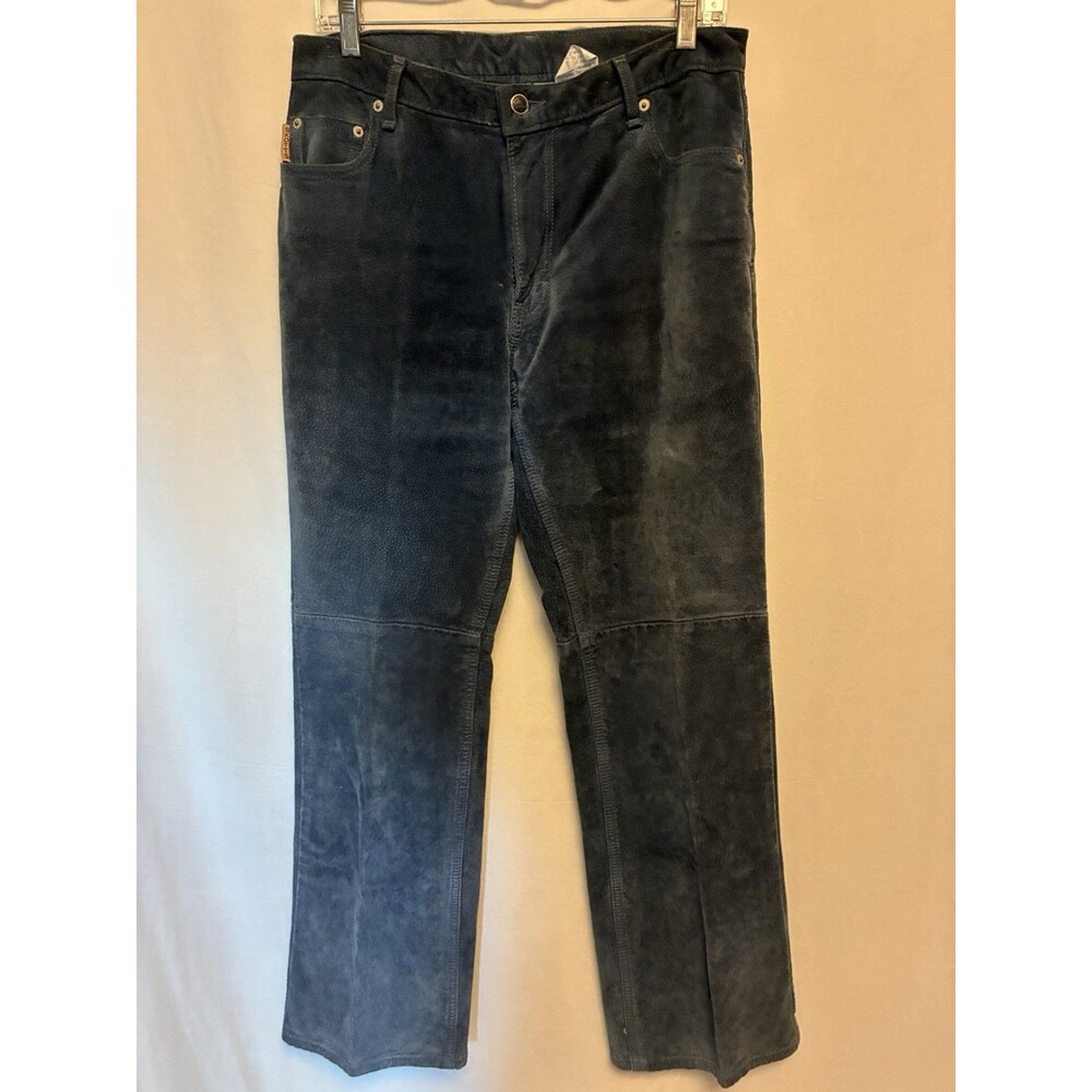Skotts Suede Women’s Pants Washable Liveable Size 10 Blue Western